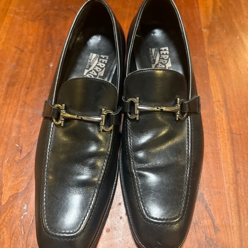 Salvatore Ferragamo Men's Black Loafers